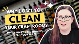 CLEAN YOUR SPACE! Craft Room Cleanup & Organization (The Before)