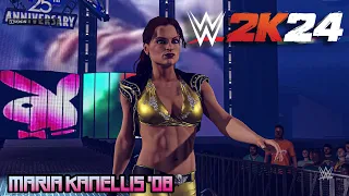 Maria Kanellis '08 w/ "Legs Like That" Theme & Full GFX (WWE 2K24 Mod Showcase)