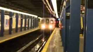 MTA New York City Subway Coney Island Bound R68 (D) Express Train @ Fordham Road