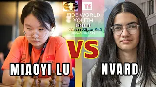 Miaoyi storms of ATTACK! | Fide World youth u16 Chess Olympiad 2023 | R7 |