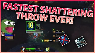 FASTEST SHATTERING THROW EVER!!!| Daily WoW Highlights #156 |