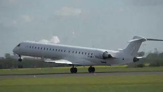 Cityjet Bombardier CRJ-900 Takeoff Schiphol