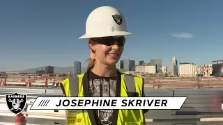 Josephine Skriver Views Las Vegas Strip from Allegiant Stadium | Raiders