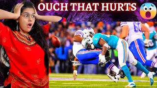 Indian React to NFL (American Football) For First Time  | Biggest Football Hits Ever (REACTION!!)|
