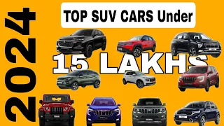 TOP SUV CARS UNDER 15 LAKHS IN INDIA 2024 | With Price ||