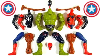 Merakit Mainan Hulk Smash, Siren Head, Spiderman, Venom Avengers Superhero Toys