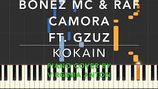Kokain Bonez Raf Camora Gzuz Piano Tutorial Instrumental Cover
