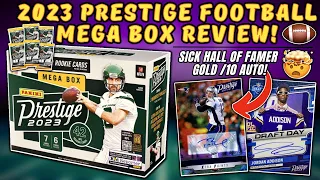 *GOLD HALL OF FAMER AUTO!🤯 2023 PRESTIGE FOOTBALL MEGA BOX REVIEW!🏈