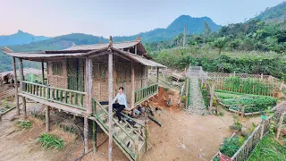 FULL VIDEOS 60 DAYS: The process of redoing the bamboo house