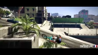 GTA 5 ТРЮКИ НА BMX Ребята постарались