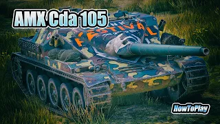 AMX Cda 105 - 4 Frags 7.6K Damage - Farm even if fail! - World Of Tanks