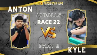 ANTON RAGA VS. KYLE AMOROTO | 10BALL | RACE 22 | PART 2