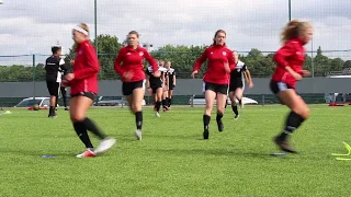 USA Soccer U18's Girls full Training Session