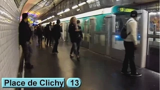 Place de Clichy | Ligne 13 : Métro de Paris ( RATP MF77 )