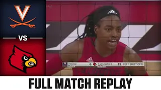 Virginia vs. Louisville Full Match Replay | 2023 ACC Volleyball