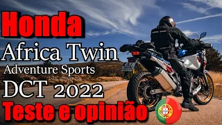 Nova Honda CRF1100L Africa Twin Adventure Sports 2022 DCT  - Teste & Review!   Em Português!