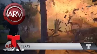 Brutal estallido provocó la explosión de una casa | Al Rojo Vivo | Telemundo