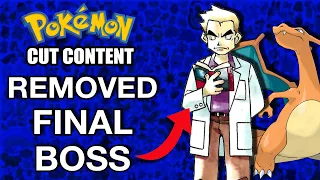 The Removed Professor Oak Battle in Pokemon Red & Blue | Pokemon Cut Content