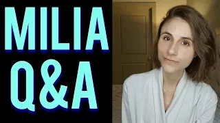 Milia Q&A w/ a dermatologist: peels, lasers, extraction, tips 🔬🙆