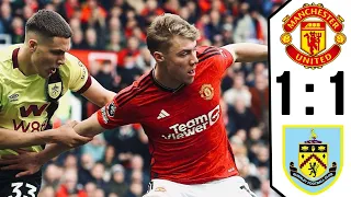 Manchester United vs Burnley 1-1 All Goals & Highlights | premier league 2024