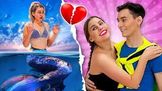 I Am a Mermaid And My Boyfriend Doesn't Know That | Funny Mermaid Situations