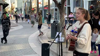 WOW...SHE ATTRACTS A CROWD  | Allie Sherlock IS SINGING AND PLAYING GUITAR IN LA