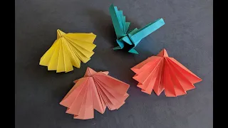 Бабочка из бумаги оригами. Origami paper butterfly