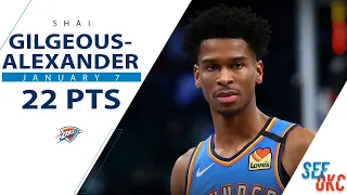 Shai Gilgeous-Alexander's Full Highlights: 22 PTS vs Nets | 2019-20 NBA Season - 1.7.20