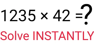 Fast Math trick for Multiplication