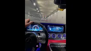 Mercedes GT + pipe sound