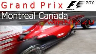 F1 2011 Ferarri Montreal Canada Gameplay Heavy Rain (Wet)