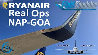 Ryanair Real Ops: Napoli to Genoa | 737NG Driver