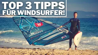 ✅ Die TOP 3 TIPPS für WINDSURF ANFÄNGER!