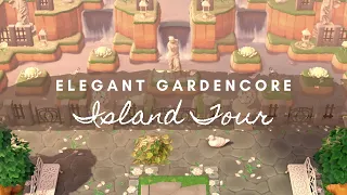 ELEGANT & NATURAL GARDENCORE ISLAND TOUR | Animal Crossing New Horizons