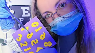 ASMR Doctor Wrong (Ear Exam, Eye test, Ear Cleaning, Cranial Nerve Exam, Face)