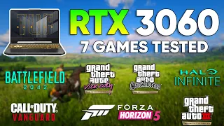 RTX 3060 Laptop + Ryzen 7 5800H | Test in 7 Games in 2021 - Asus TUF A15 2021