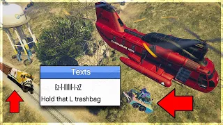 Musket Trolling Oppressors + Weaponizing a TRAIN on GTA Online!!