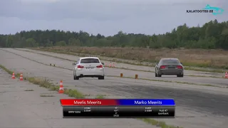 Meelis Meerits - BMW 520d vs Marko Meerits - Audi A7 Sportback. Dragrace@EDRAfinals2019