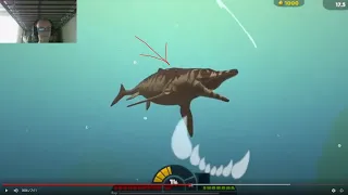 I PLAYED AS THE ICHTHYOSAURUS ON FEED AND GROW FISH AND KILLED THE WHALE BOSS