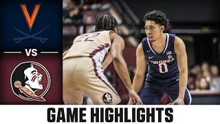 Virginia vs. Florida State Men's Basketball Highlights (2022-23)