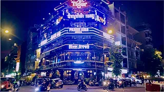 Nightlife Street Scene - Phnom Penh Walking Tour 2022