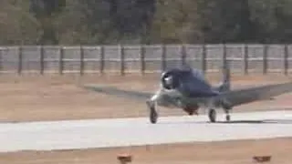 Douglas Dauntless SBD Dive Bomber Takeoff