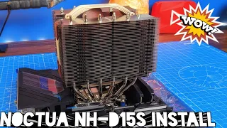Noctua NH-D15S premium CPU cooler with an LGA 1700 install, benchmarks and more