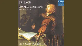 Sonata for Solo Violin No. 1 in G minor, BWV 1001: Siciliana