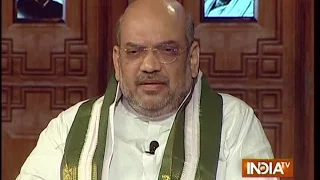 BJP President Amit Shah at India TV's Conclave 'Chunav Manch'