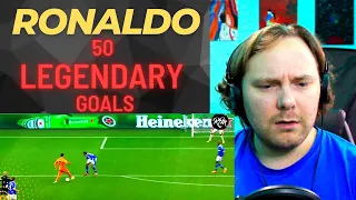 Hockey Fan Reacts to Cristiano Ronaldo 50 Legendary Goals Impossible To Forget