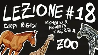 FISICA Teoria #18 - CORPI RIGIDI, MOMENTO di una FORZA, MOMENTO d'INERZIA, DINAMICA ROTAZIONALE