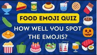 Find the ODD one out - Food Edition 🍔🥑🍕 |  Food Emoji Quiz | Easy, Medium, Hard, Bonus