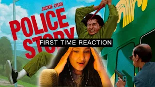 THESE STUNTS ARE TOO CRAZY!! First time watching Police Story (1985)