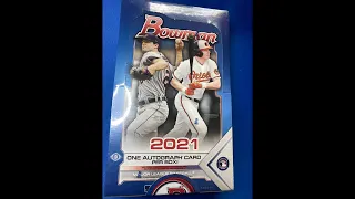 GOLD NUGGET Prospect PULL!!!! 2021 Bowman Hobby Box